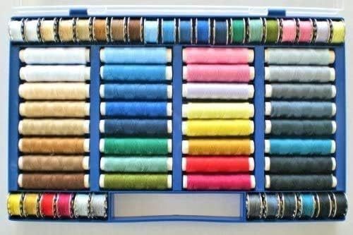 Alzetta Nähgarn-Set 64-teilig, 100 % Polyester in Aufbewahrungsbox – Ansicht 3