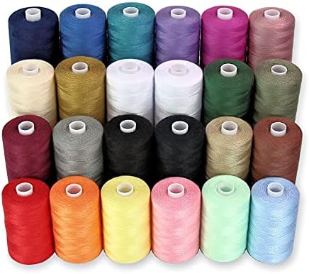Blessew Nähgarn-Set, 24 Spulen à 914 m, Polyester – Ansicht 2