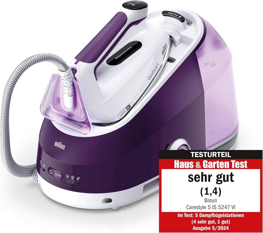 Braun CareStyle 5 IS5247VI Dampfbügelstation mit FreeGlide 3D (2 L) – Ansicht 2