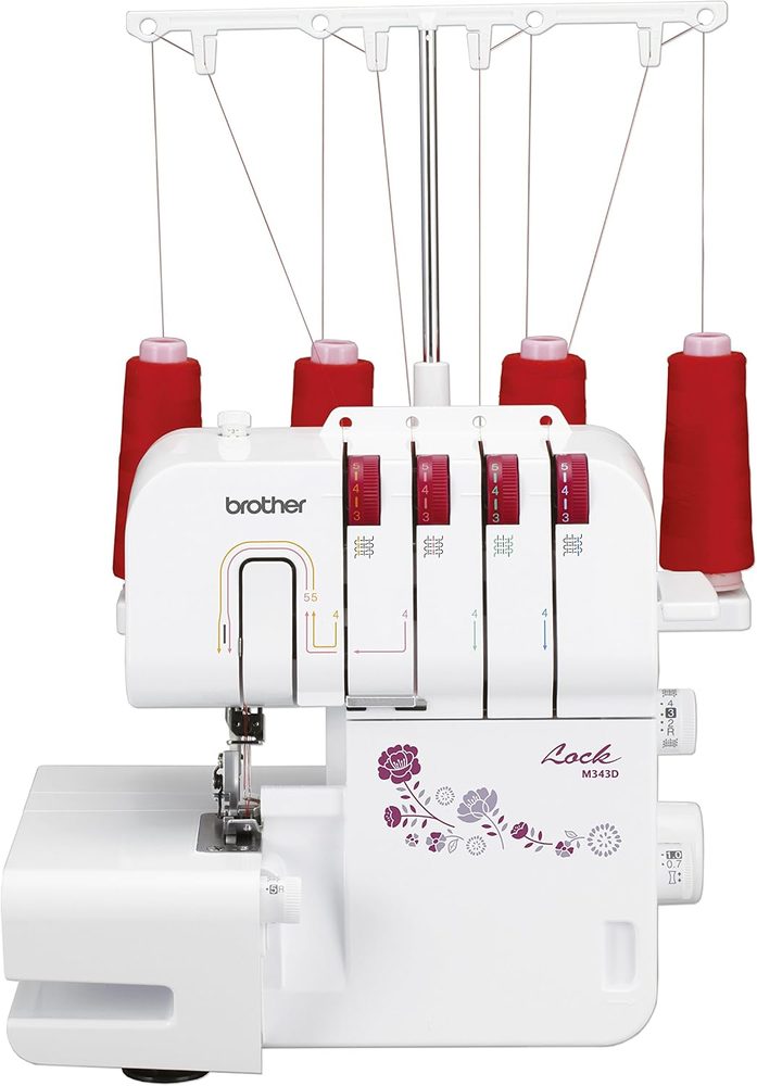 Brother M343D Overlock-Nähmaschine, 3/4-Faden – Ansicht 3