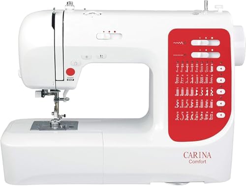 Carina Comfort Nähmaschine mit 40 Stichprogrammen & Einfädelhilfe