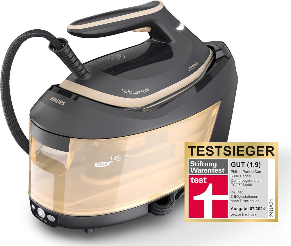 Philips PerfectCare 6000 Dampfbügelstation mit OptimalTEMP (1,8 L) – Ansicht 2