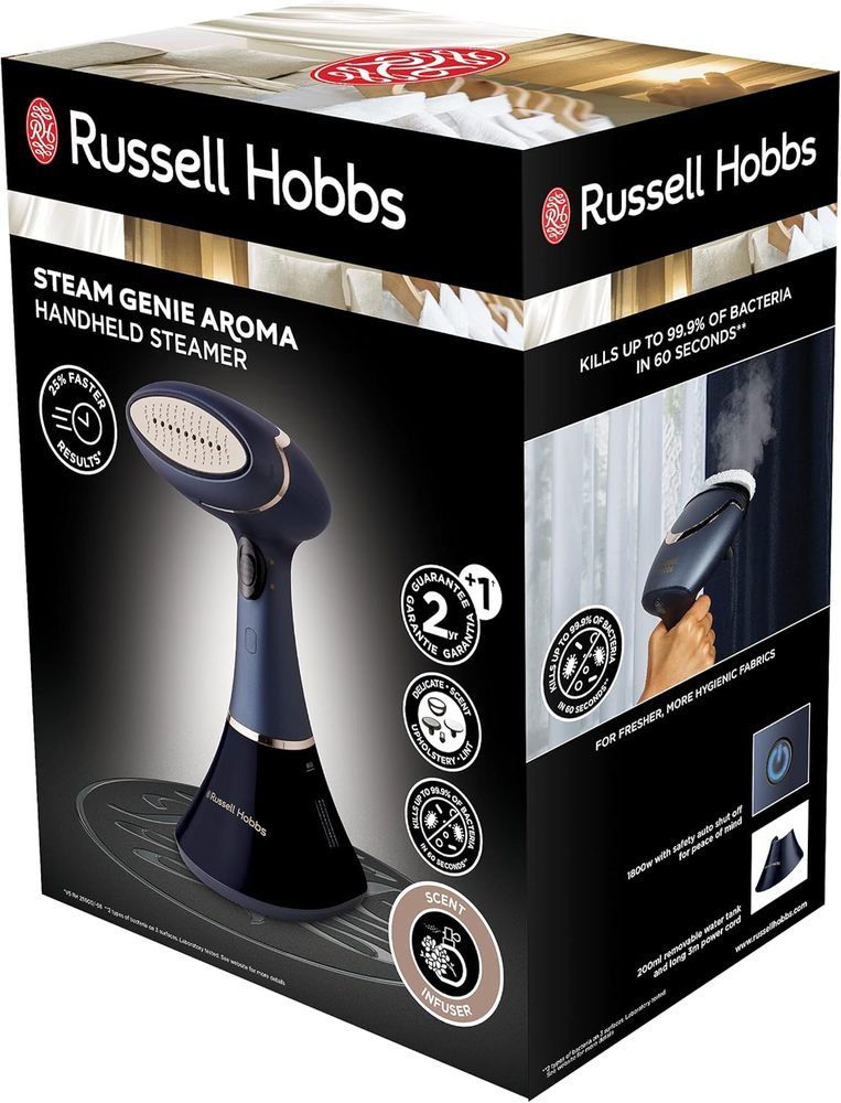 Russell Hobbs Dampfglätter mit 3 Aufsätzen (Kleidung, Vorhänge, Polster) – Ansicht 3