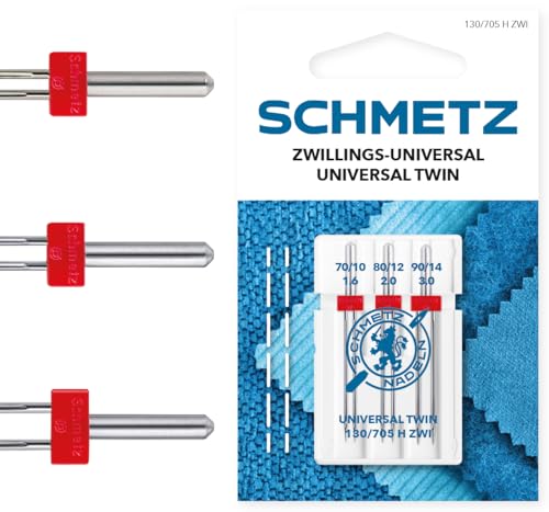 SCHMETZ Zwillings-Universal Sortiment 1,6/70, 2,0/80 und 3,0/90