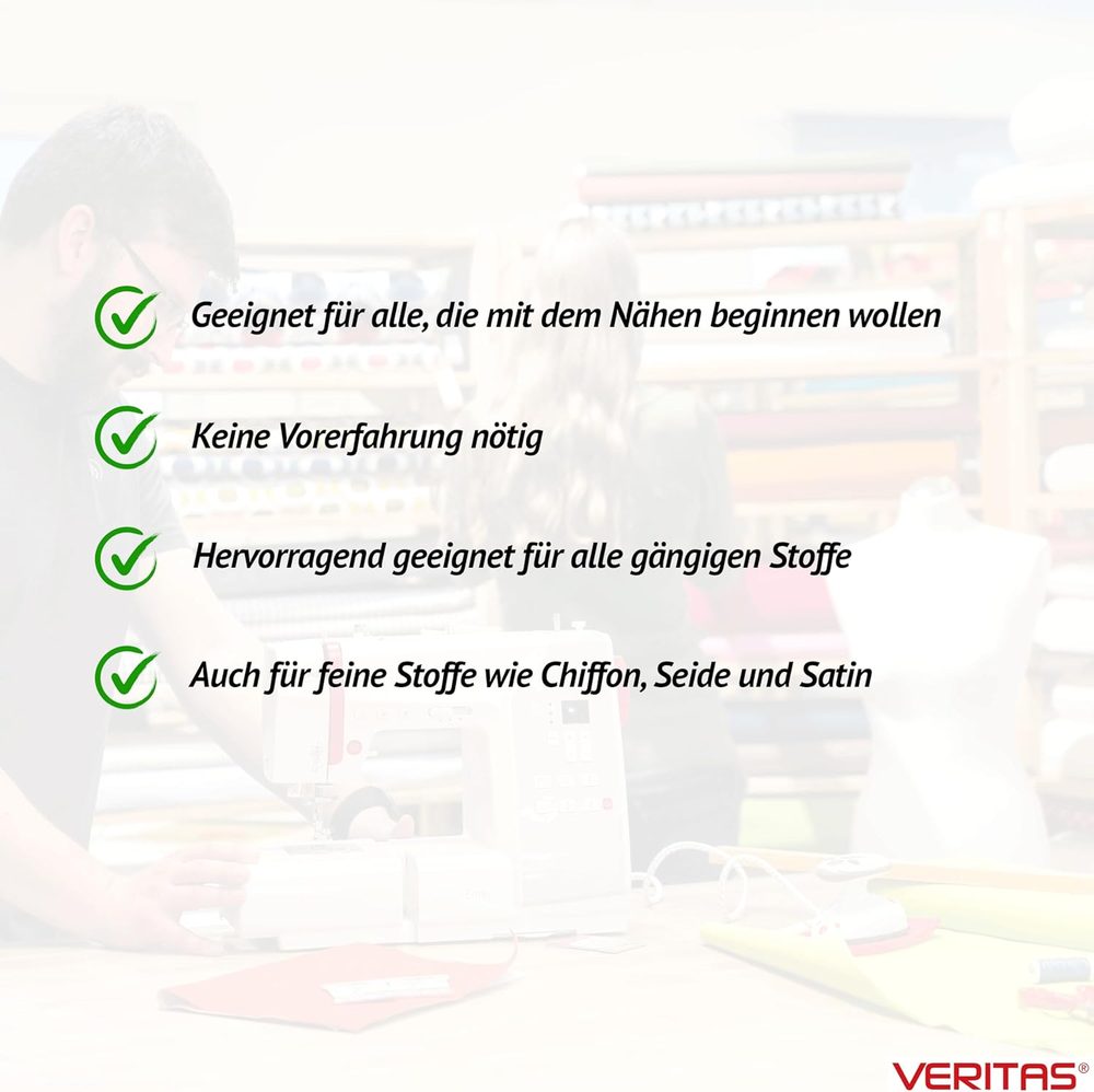 Veritas Rubina Computer-Nähmaschine mit 100 Stichprogrammen – Ansicht 3