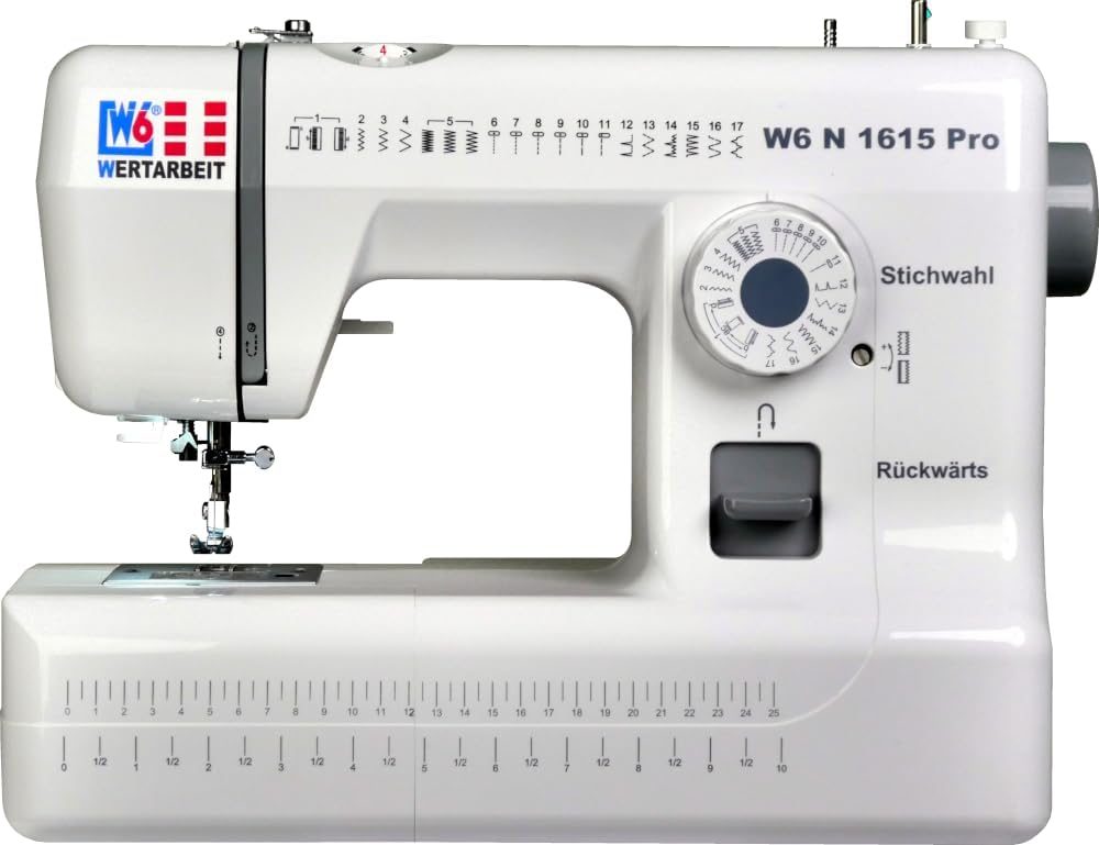 W6 N 1615 Pro Nähmaschine mit 17 Programmen & Umlaufgreifer – Ansicht 2