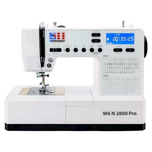W6 N 2800 Pro Computer-Nähmaschine mit 143 Programmen & Alphabet