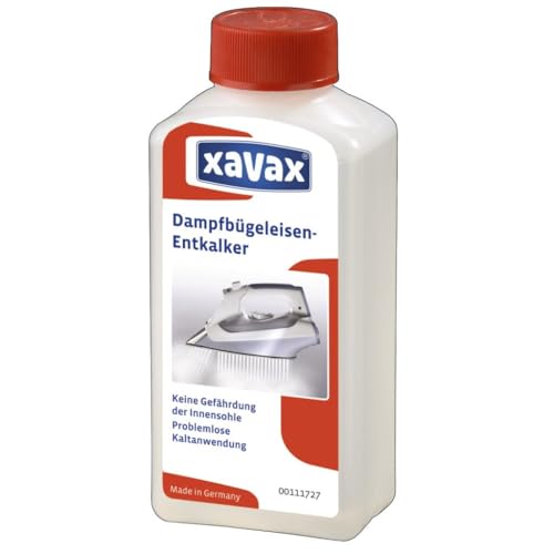 Xavax Entkalker für Dampfbügeleisen, 250 ml für 3 Anwendungen